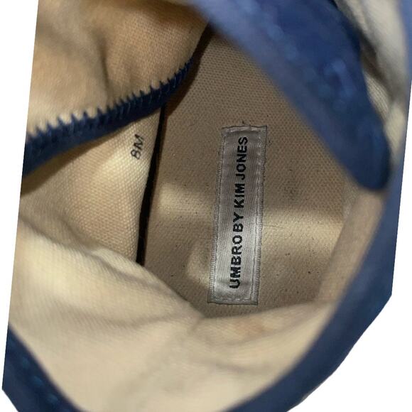 Umbro by Kim Jones Blue Canvas High Top Sneakers    Size: 8M - Picture 7 of 8